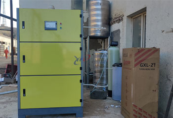 內(nèi)蒙銅礦采暖用960KW電磁熱水鍋爐項目